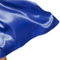 Premium Long Satin Costume Cape - Blue, 166cm