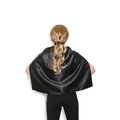 Premium Short Satin Cape for Kids Costume - Black