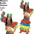 Womens Flamenco Dancer Costume Spanish Rumba Fancy Dress - SuperSaverAU - view 2