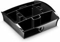 CEP Tea Coffee Storage Organizer Tray - Black, 216x205x68mm, Recyclable - SuperSaverAU - view 2