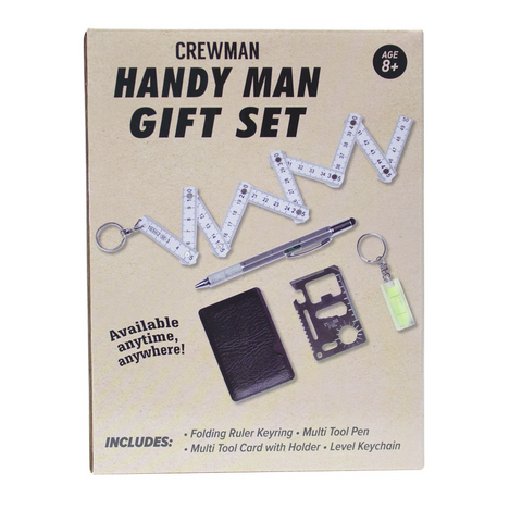 Crewman Handyman Gift Set - Multi-Tool Keychain, Level, Ruler & Pen - SuperSaverAU - view 2