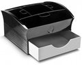Premium CEP Deluxe Tea & Coffee Storage Organiser Tray - Black