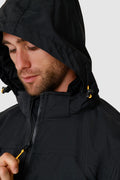 Caterpillar Chinook Waterproof Zip Hooded Jacket - Black - 3XL