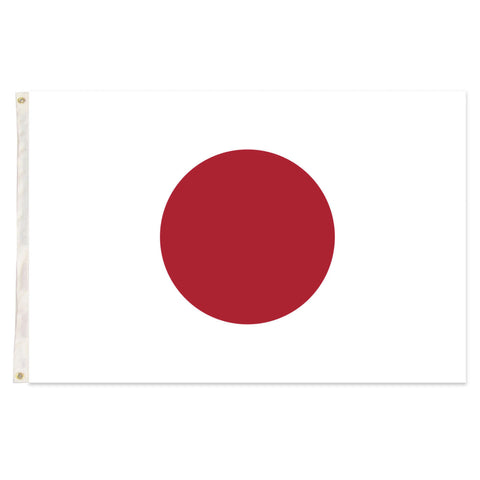 Japan Flag Heavy-Duty 150cm x 90cm with Brass Eyelets for Easy Hanging - SuperSaverAU - view 2