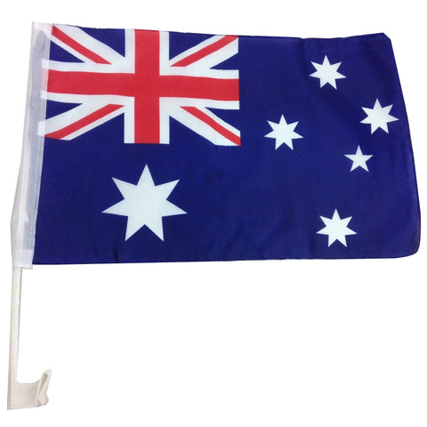 Australia Car Flag with Window Clip, 30cm x 45cm, Perfect for Australia Day - SuperSaverAU - view 1