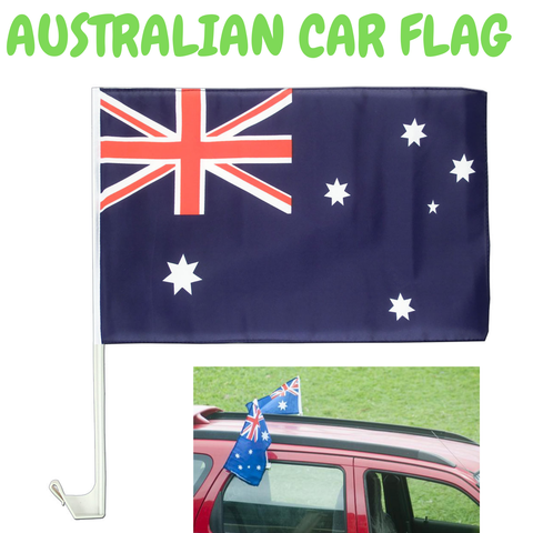 Australia Car Flag with Window Clip, 30cm x 45cm, Perfect for Australia Day - SuperSaverAU - view 2