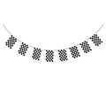 Premium Checkered Race Car Bunting Flag Banner - 10.8m