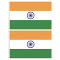 Premium 2 Pack India Country Flags Heavy Duty with Brass Eyelets - 150cm x 90cm - SuperSaverAU - view 3