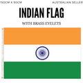 Premium 2 Pack India Country Flags Heavy Duty with Brass Eyelets - 150cm x 90cm - SuperSaverAU - view 4