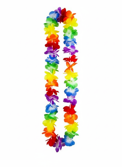 40cm Hawaiian Lei Tropical Beach Theme Garland Flowers - SuperSaverAU - view 2