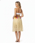 40cm HAWAIIAN HULA SKIRT Tropical Costume Dress Lei Grass Flower Party Adult - Natural - SuperSaverAU - view 3