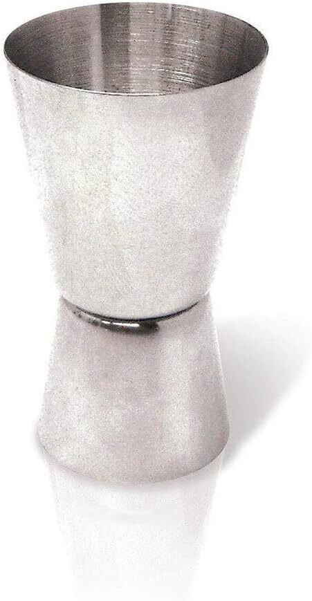 VIN BOUQUET Stainless Steel Jigger Double Ended Shot Measurer in Silver - SuperSaverAU - view 1