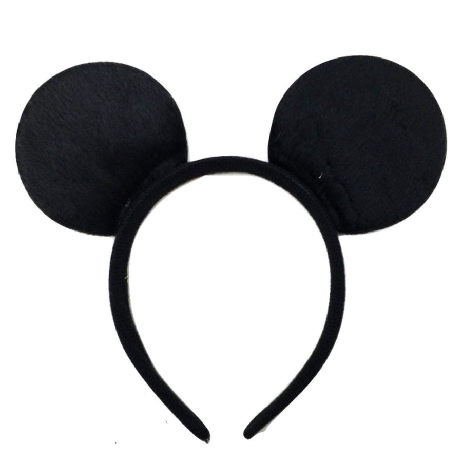Premium Mouse Ears Headband Costume Accessory - Black