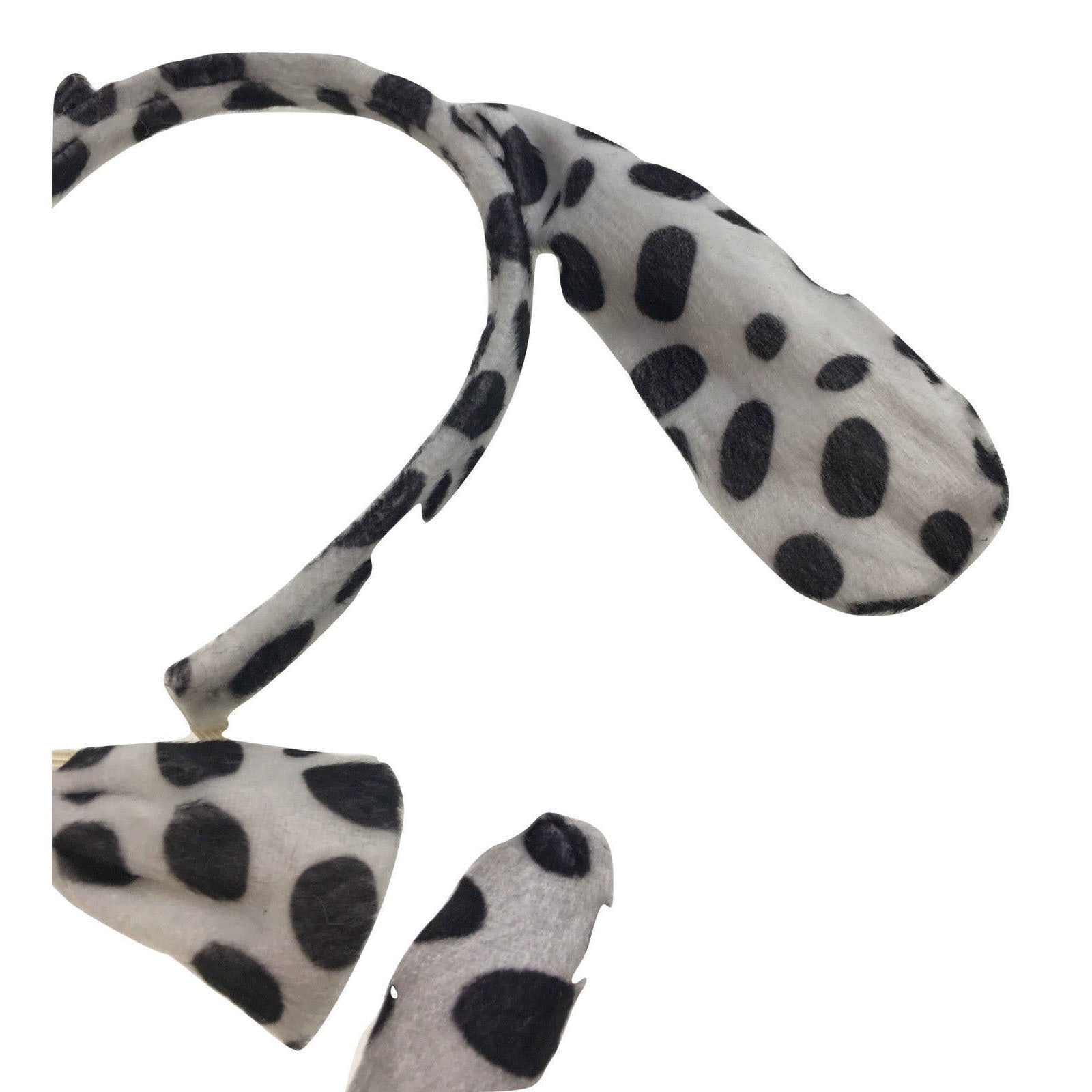 3pcs DOG EAR HEADBAND w Bow Tail Animal Costume Halloween Party Hair Dalmatian - SuperSaverAU - view 2