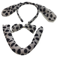 Premium Animal Headband, Bow Tie & Tail Set - Dog/Frog, 2pc