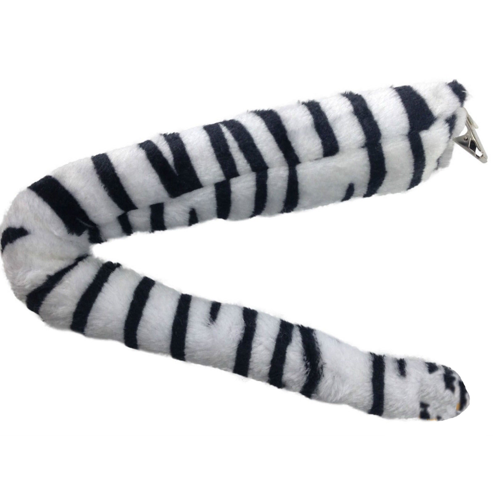 ANIMAL TAIL Costume Halloween Fancy Dress Clip-On Cosplay Horse - Zebra - SuperSaverAU - view 1