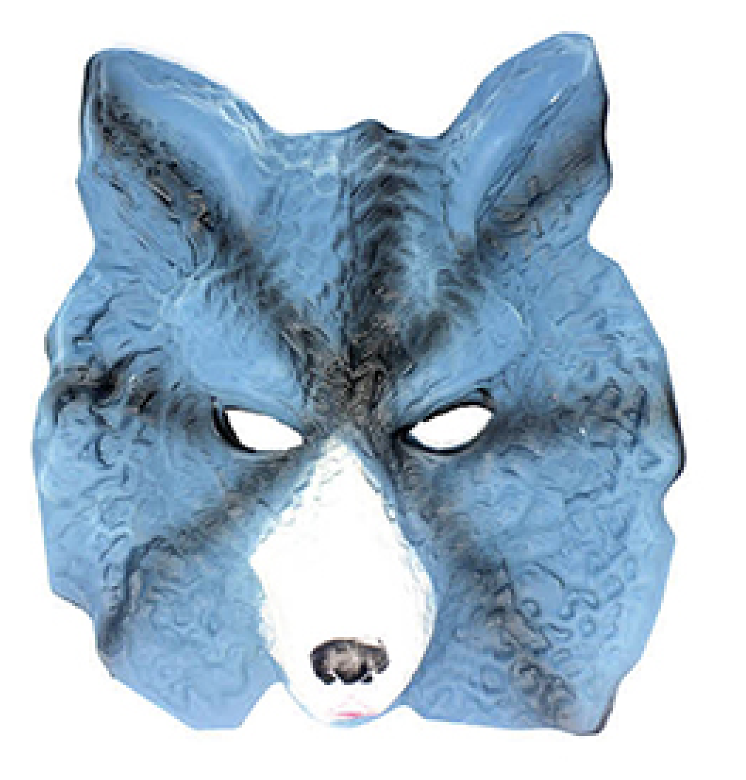Premium Animal Head Face Mask - Wolf