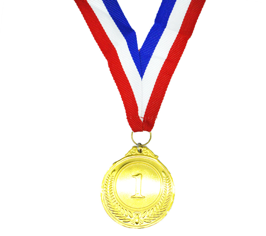 Premium 1st Place Gold Medal with Ribbon - 46cm