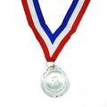 Premium Gold Silver Bronze Medal Set with Ribbons - 3 Pack
