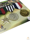 Premium Army Soldier Costume Medals - 3pcs