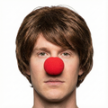 Premium Soft Sponge Clown Nose - Red, 5cm