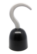 Premium Pirate Hook Hand Costume Accessory - Black/Silver