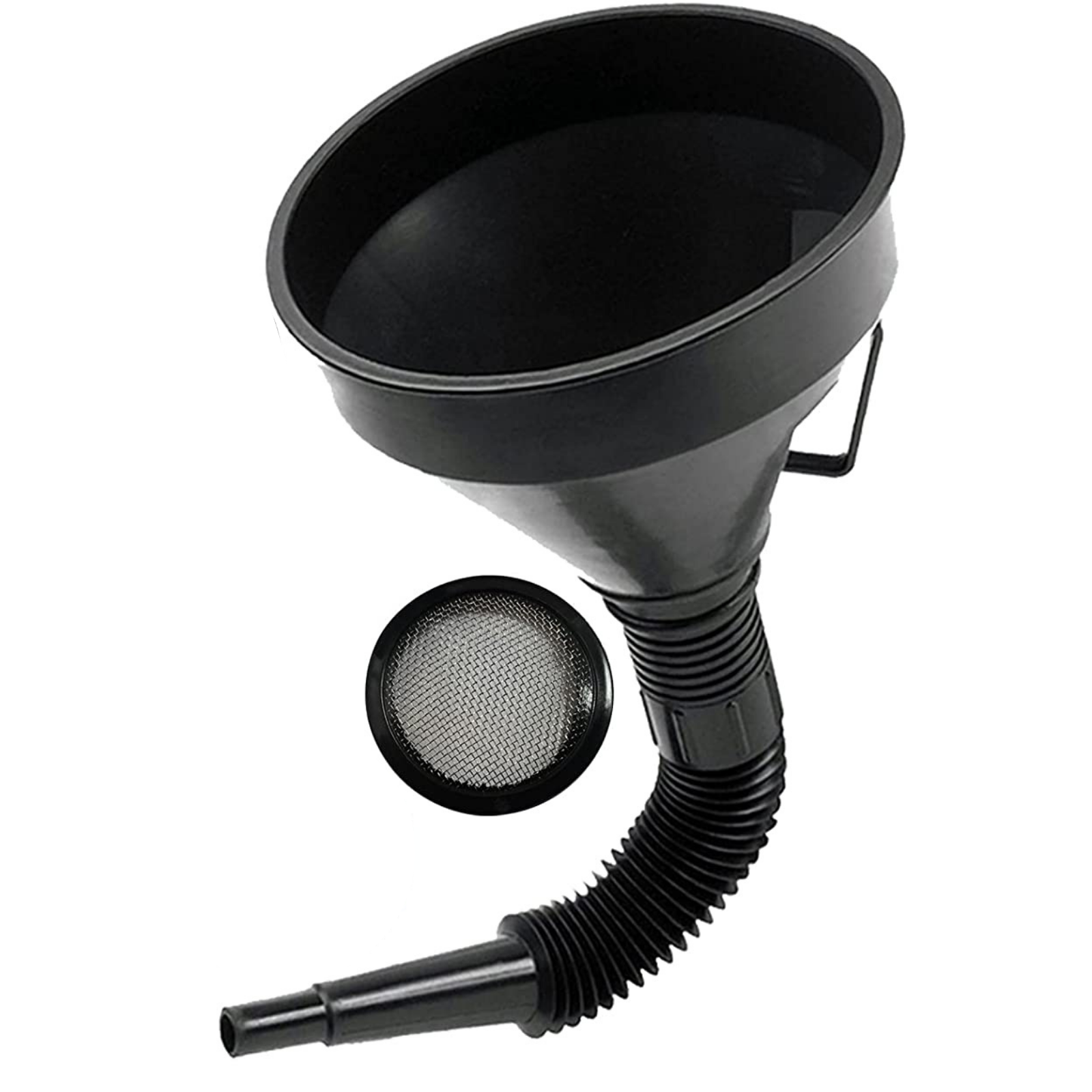Premium Flexible Spout Fuel and Oil Funnel 1 Piece