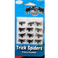 Premium Mini Fake Spiders for Halloween Pranks - 2 x 1cm