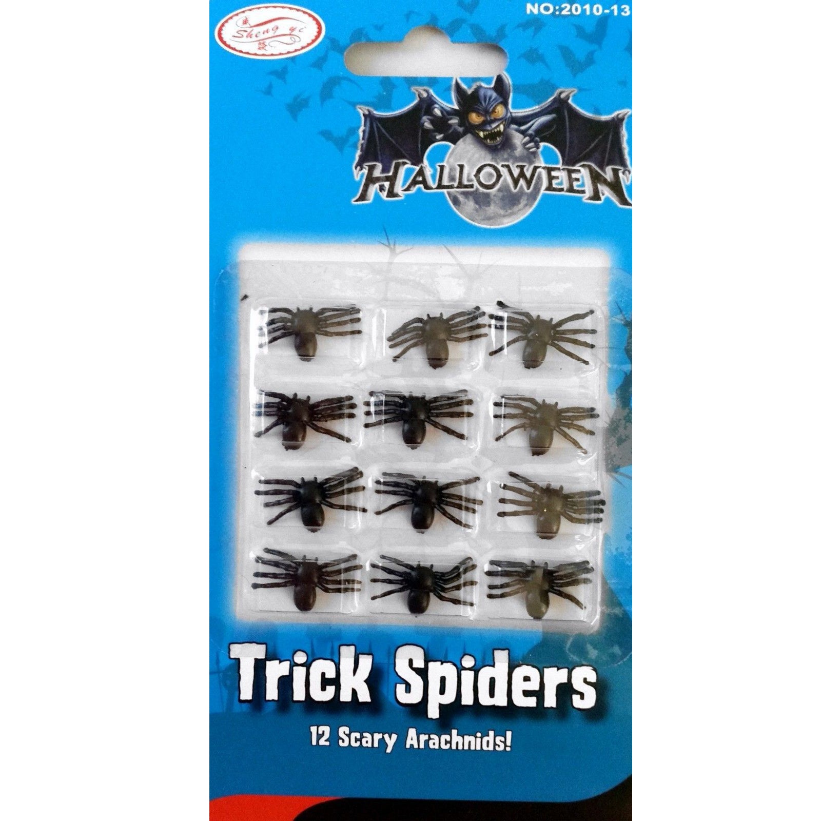 Premium Mini Fake Spiders for Halloween Pranks - 2 x 1cm