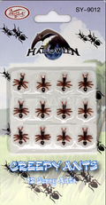 MINI FAKE ANTS Trick Halloween Scary Creepy Joke Prank Small Gag Toy Bug - 12 Ants - SuperSaverAU - view 2