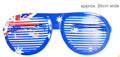 Premium Australian Flag Jumbo Party Glasses - 12 Pack, 26cm