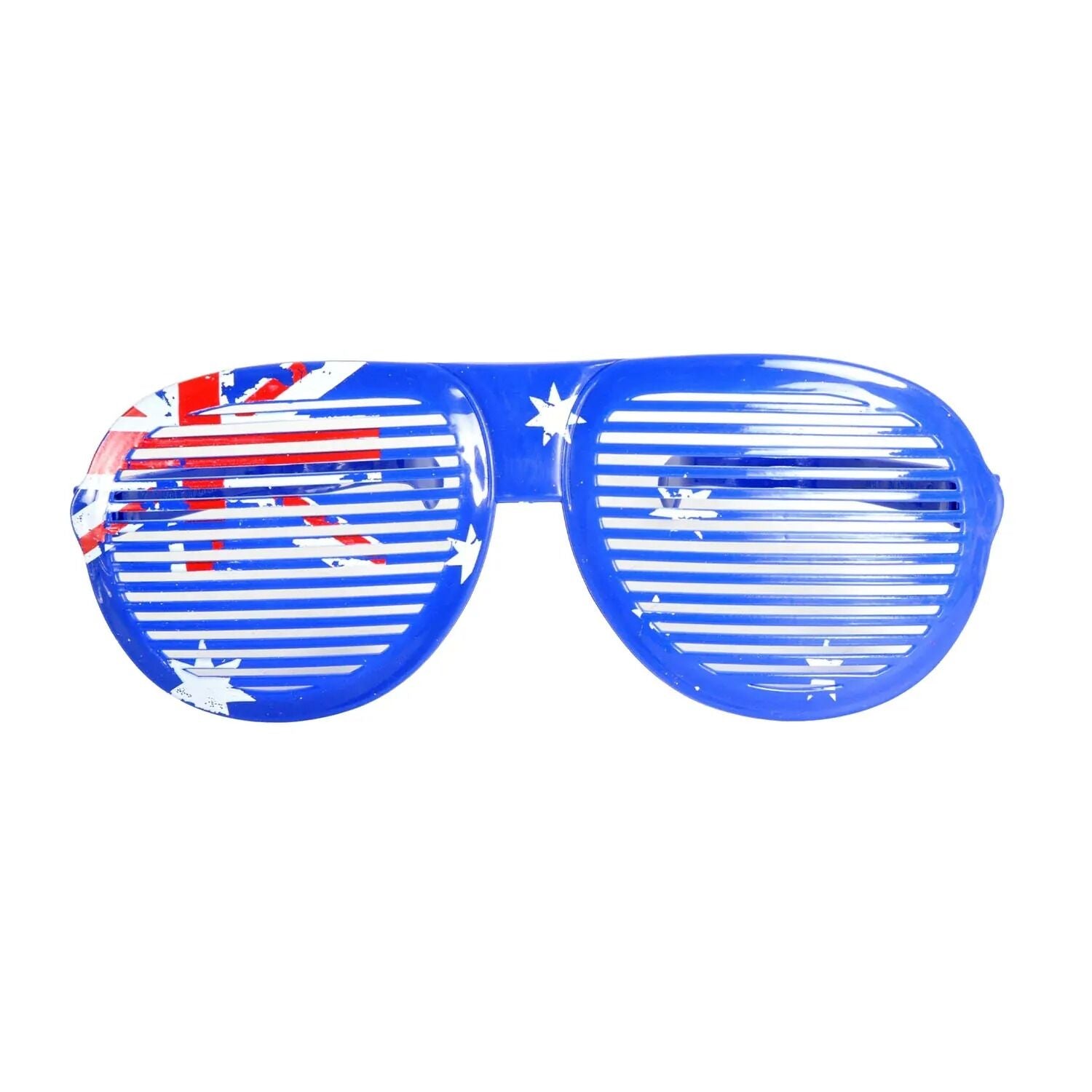 Premium Australian Flag Jumbo Party Glasses - 12 Pack, 26cm