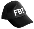 Premium FBI Costume Cap - Black Adjustable Hat