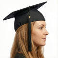 Deluxe GRADUATION HAT Mortar Board Graduate Bachelor Academic Cap School - Black - SuperSaverAU - view 3