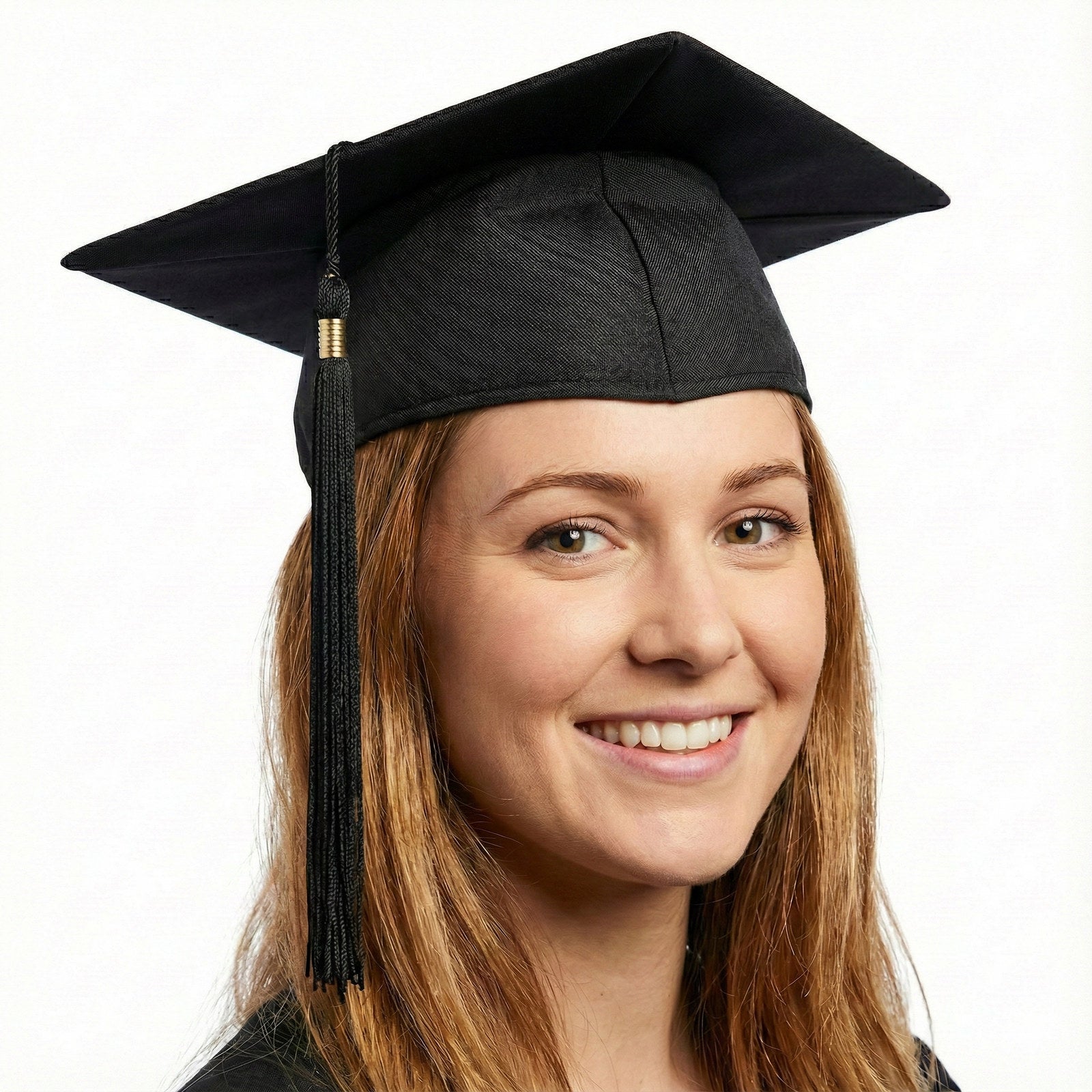 Deluxe GRADUATION HAT Mortar Board Graduate Bachelor Academic Cap School - Black - SuperSaverAU - view 1