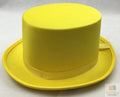 Premium Satin Top Hat for Costume Parties - Yellow