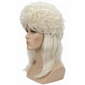 Premium Blonde Mullet Wig for 80s/90s Costume