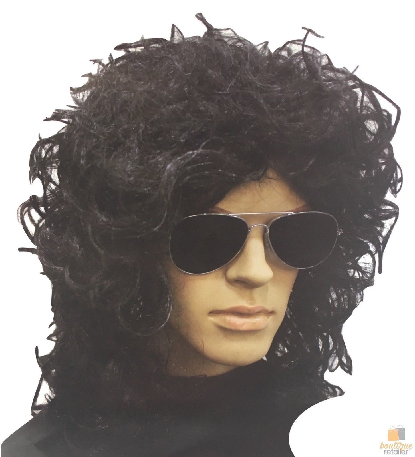 Premium Curly Popstar Wig for 70s/80s Costume