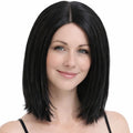 Lob Wig Hair Cosplay Wigs Party Costume - Black - SuperSaverAU - view 2