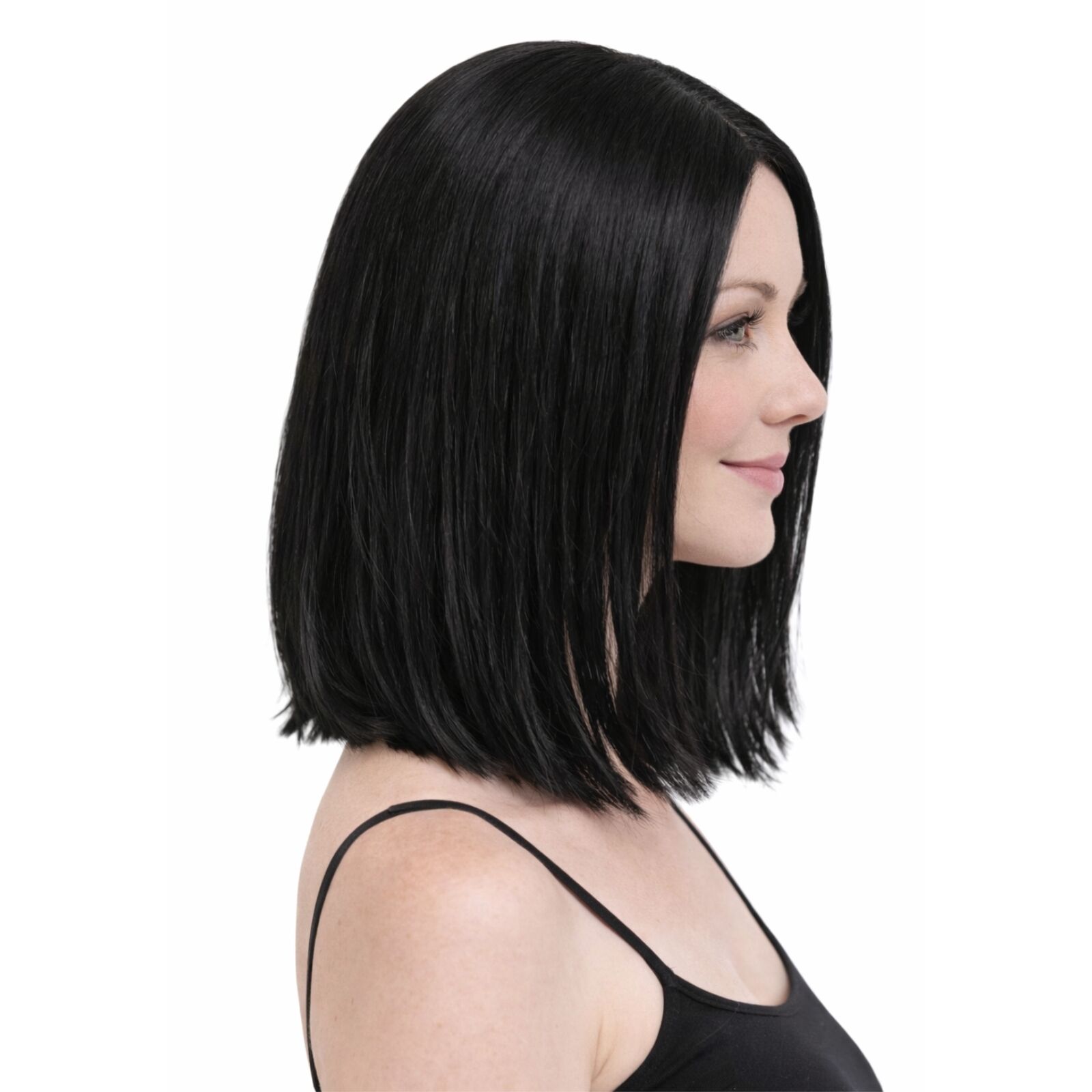 Lob Wig Hair Cosplay Wigs Party Costume - Black - SuperSaverAU - view 3
