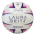 Laura Geitz Match Gripper Netball Hand Sewn Waterproof Official Size 4 - SuperSaverAU - view 1