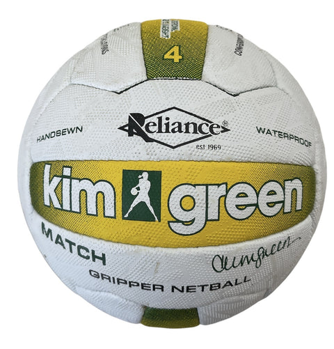Premium Kim Green Match Gripper Waterproof Netball - Size 4