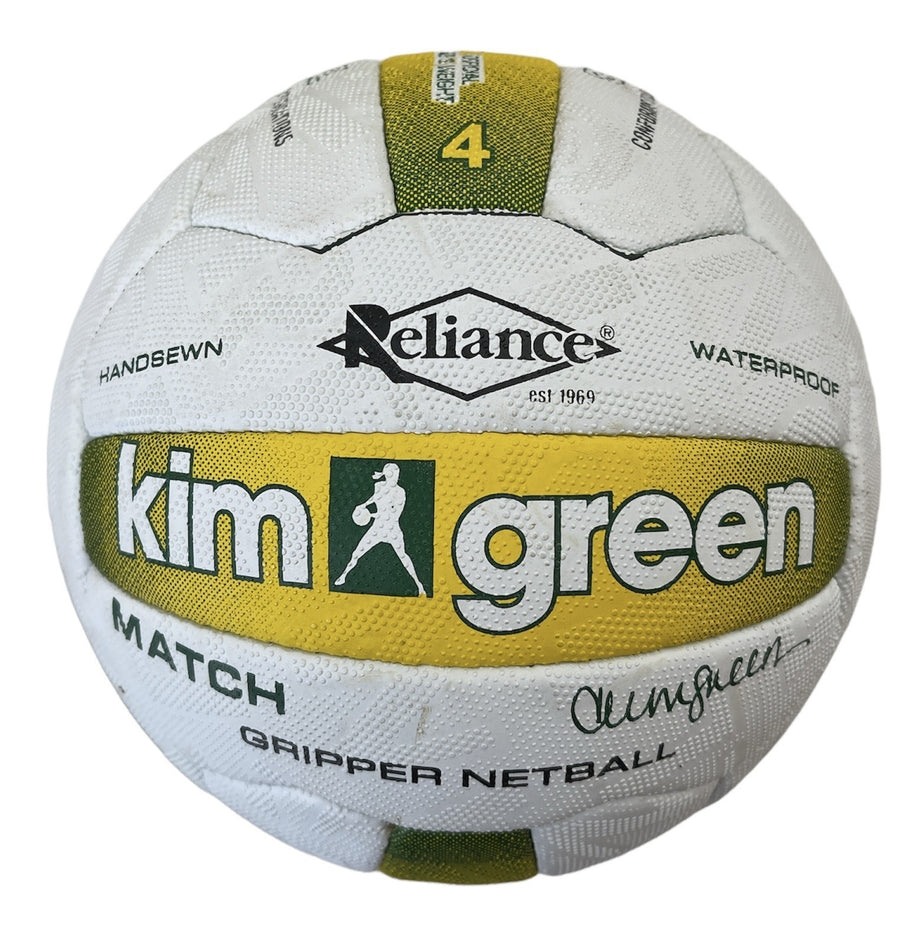 Premium Kim Green Match Gripper Waterproof Netball - Size 4
