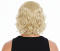 MENS WAVY WIG Curly Long Hair Disco Punk Rock Party Costume 60s 70s - Blonde - SuperSaverAU - view 3