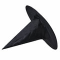 WITCH HAT Plain Black Halloween Costume Fancy Dress Womens Accessory Wizard - SuperSaverAU - view 2