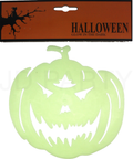 GIANT GLOW IN THE DARK PUMPKIN Halloween Face Party Decoration Decor Jack O Toy - SuperSaverAU - view 1