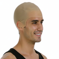 Bald Skinhead Wig Cap Costume Rubber Latex Dress Up Party Head Cover - SuperSaverAU - view 3