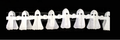 HALLOWEEN PAPER GARLAND Ghost Horror Decoration 1.8m Party Props Decor White - SuperSaverAU - view 3