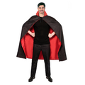 Adult Vampire Collared Cape Halloween Long Cloak Coat Party Costume in Red/Black - SuperSaverAU - view 1