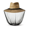 Premium Mosquito Hat Net Head Protector - Black